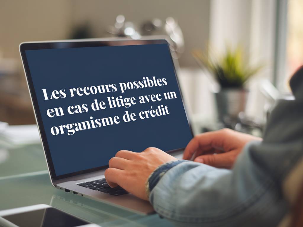 Les recours possibles en cas de litige avec un organisme de crédit